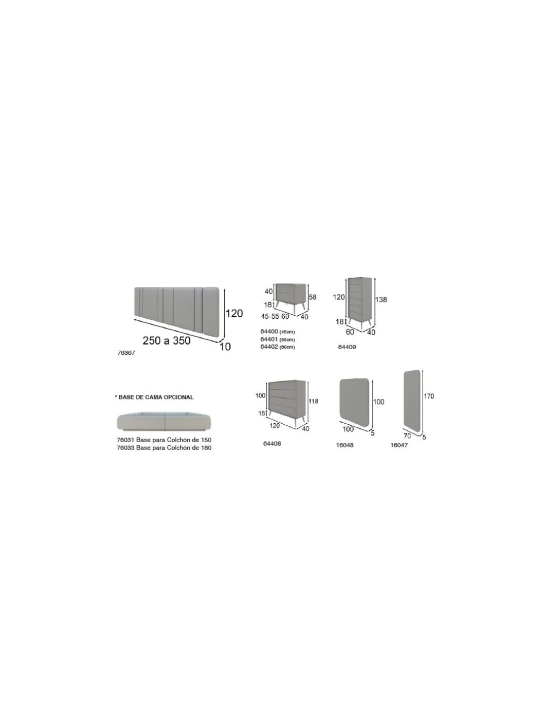 DORMITORIO BY FRANCO FURNITURE