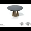 MESA COMEDOR EXTENSIBLE SELENE FRANCO FURNITURE