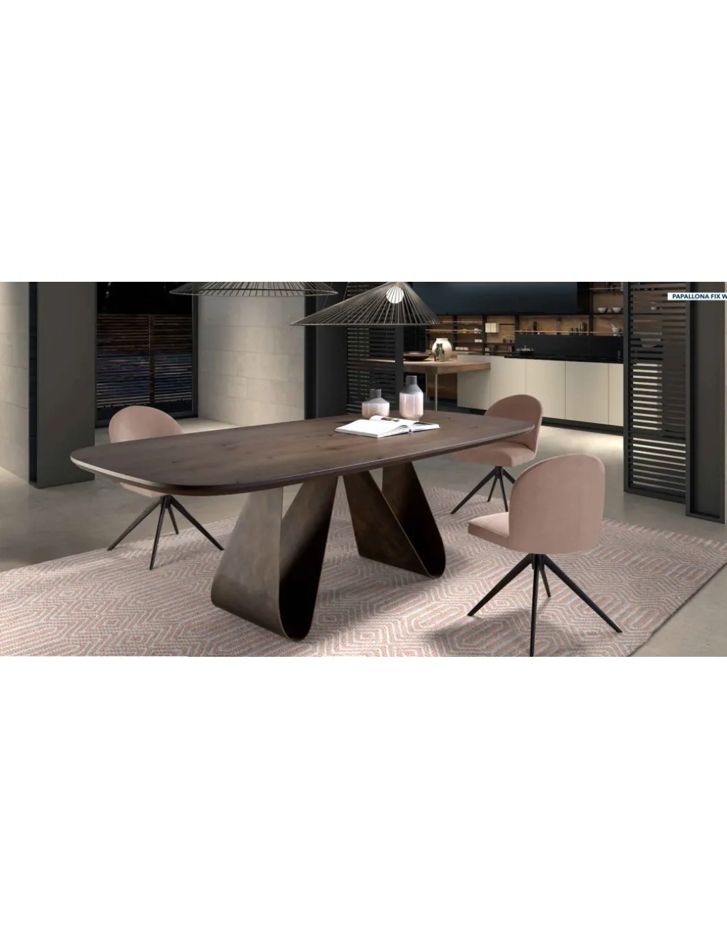 MESA COMEDOR PAPALLONA FIX WOOD