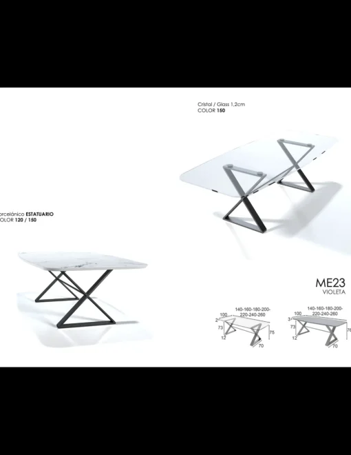 MESA COMEDOR VIOLETA FRANCO FURNITURE